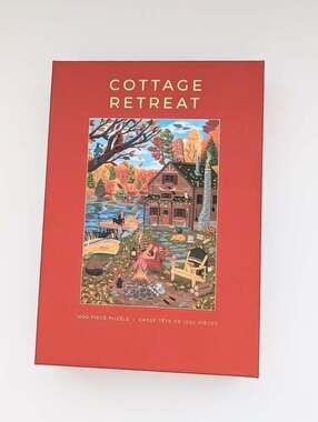 NEW IN BOX Hobbry "Cottage Retreat" 1000-Piece Puzzle